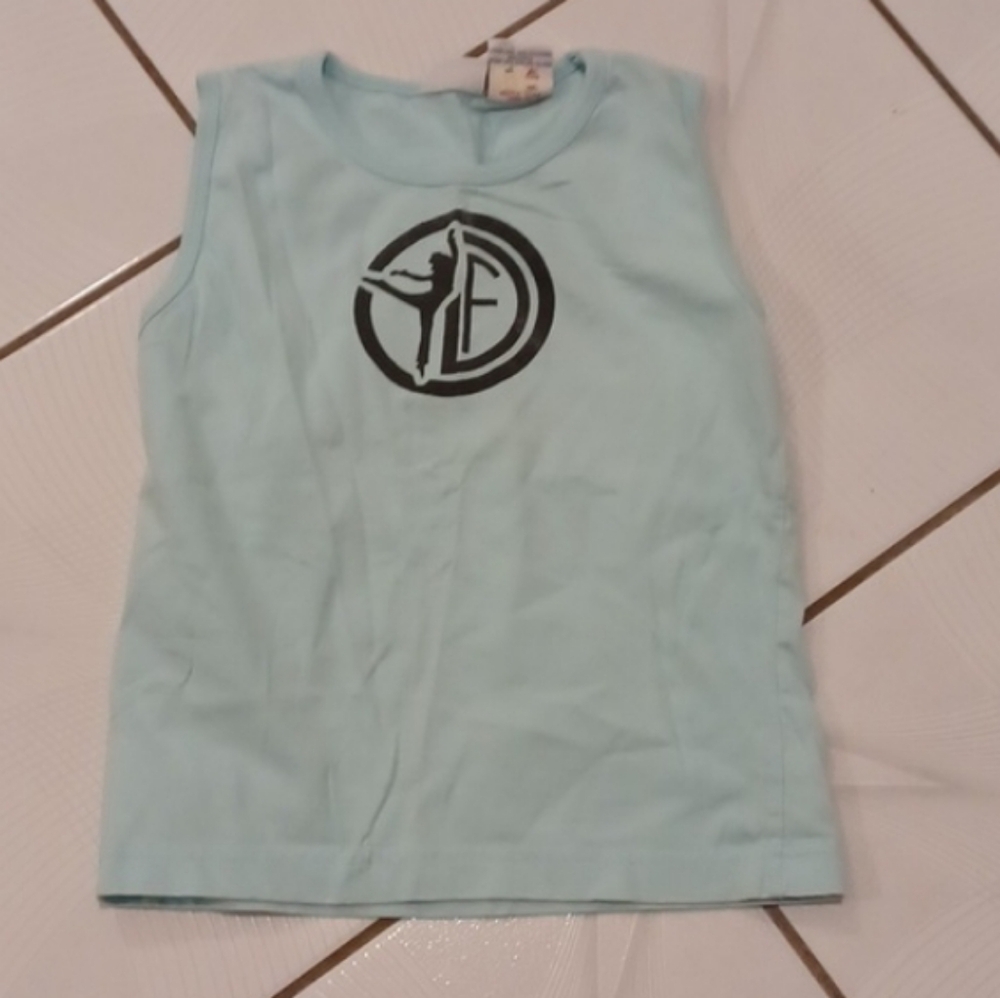 $4 Add-on Light Blue Tank Top - Size 6X
